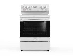 Marathon Cuisinière électrique 30po à surface lisse blanc – MER3070W