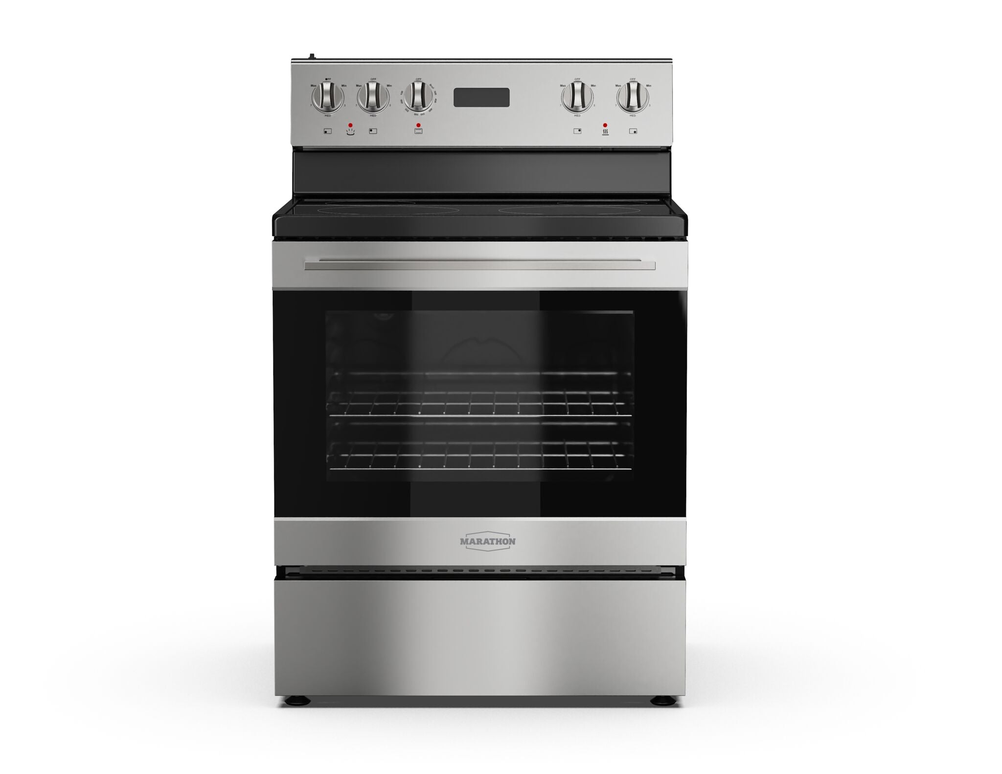 Marathon 30" Stainless Steel Smooth Top Electric Range - MER3070SS
