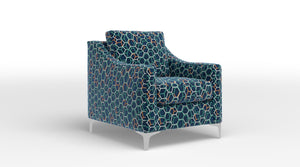 Marissa Fauteuil d'appoint - Bleu patrimonial