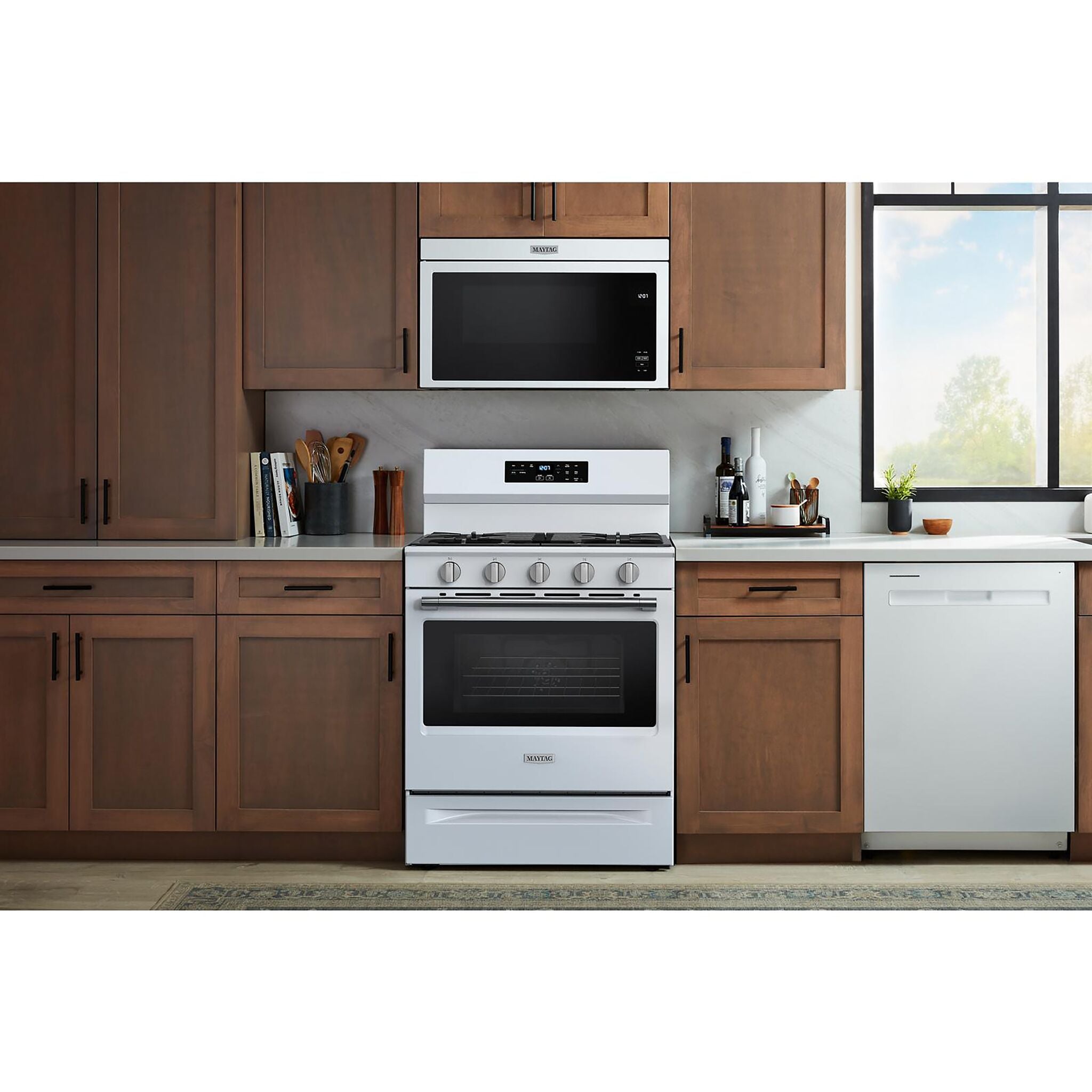 Maytag White Gas Freestanding Range (5 Cu.Ft.) - MFGS6030RW