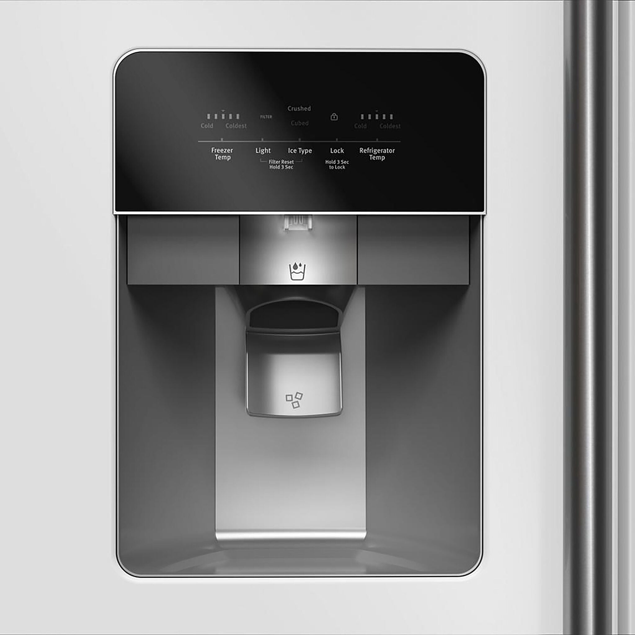 Maytag 35.5" 24.5 Cu. Ft. White Side-by-Side Refrigerator - MRSF4036PW