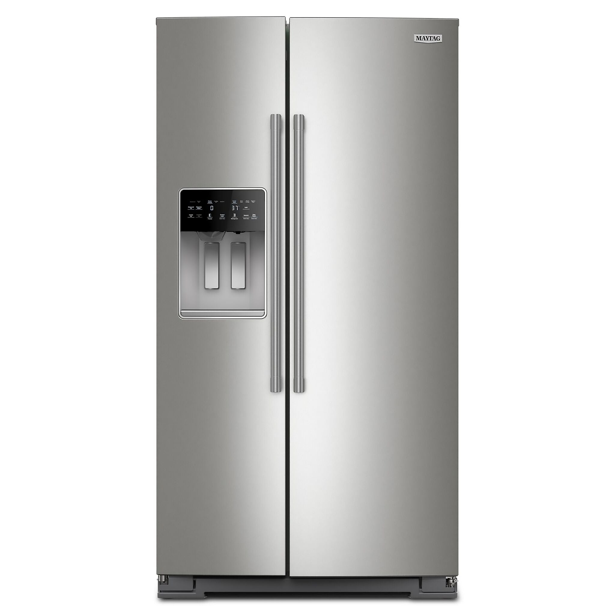 Maytag 36" 20.8 Cu. Ft. Fingerprint Resistant Stainless Steel Counter-Depth Side-by-Side Refrigerator - MRSC6636RZ