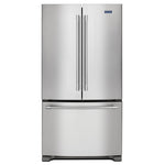 Maytag 32.63" 22.1 Cu. Ft. Fingerprint Resistant Stainless Steel French Door Refrigerator - MRFF5033PZ