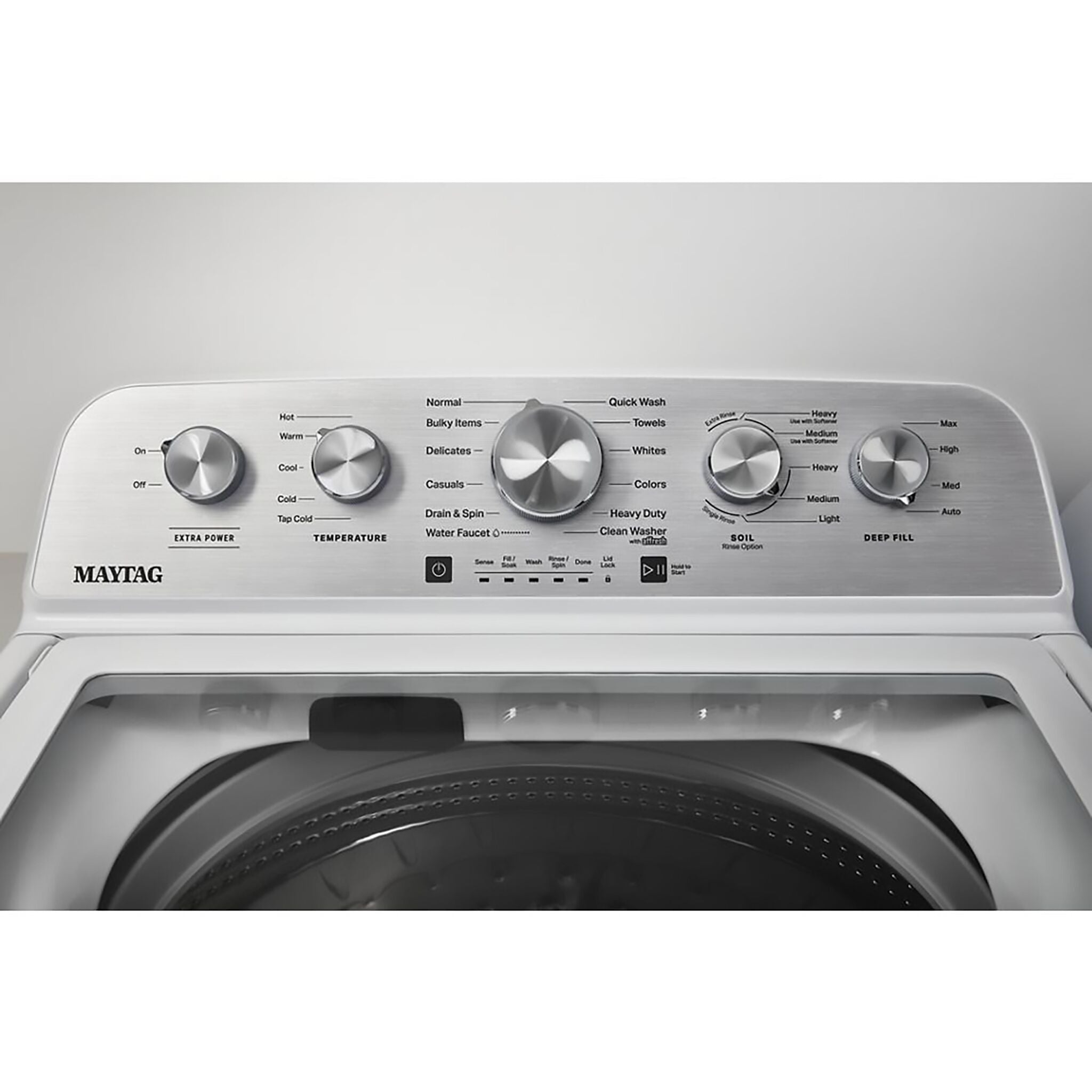 Maytag White Top Load Washer (5.4 Cu Ft) - MVW5435PW