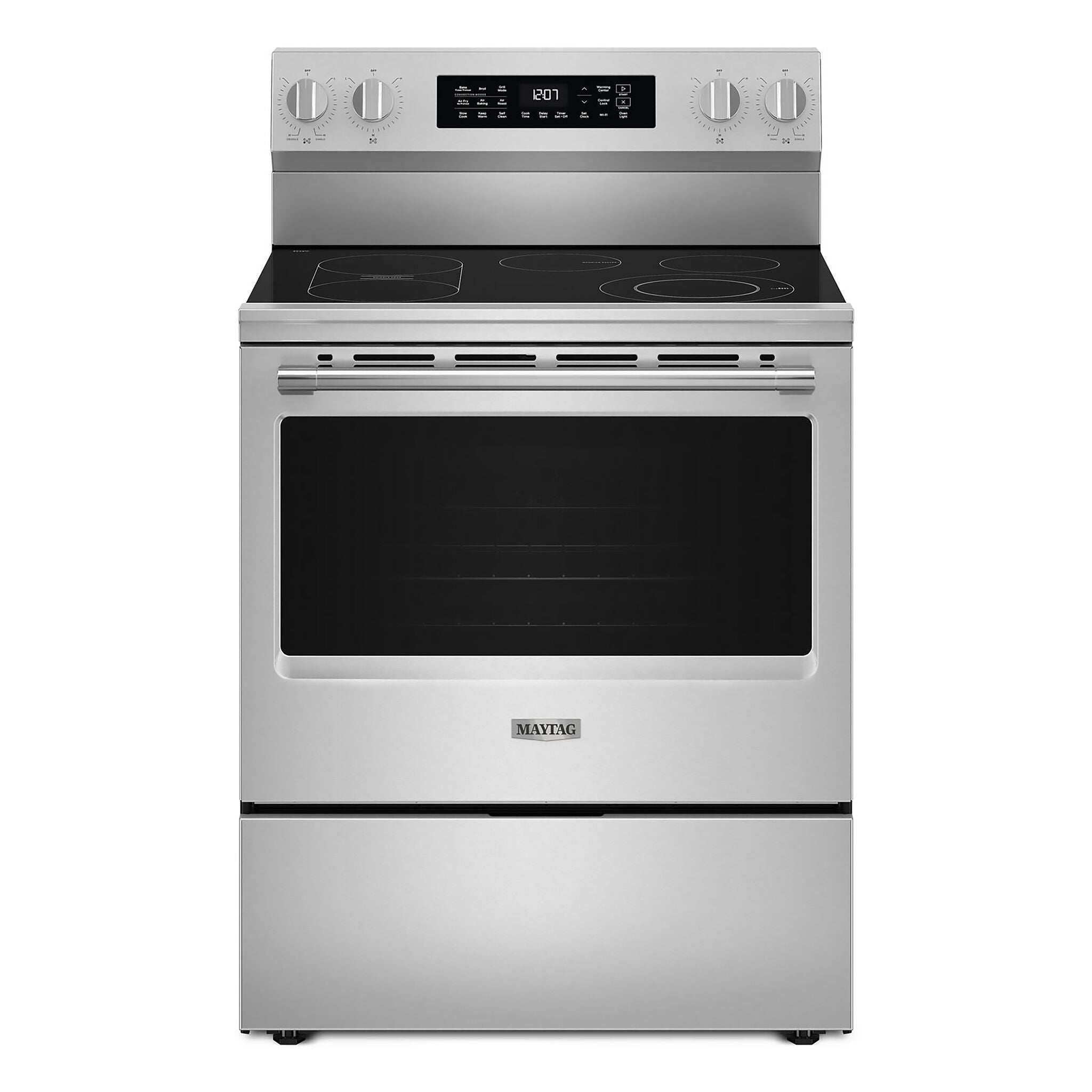 Maytag Fingerprint Resistant Stainless Steel Freestanding Electric Range (5.3 cu.ft.) - YMFES7030SZ