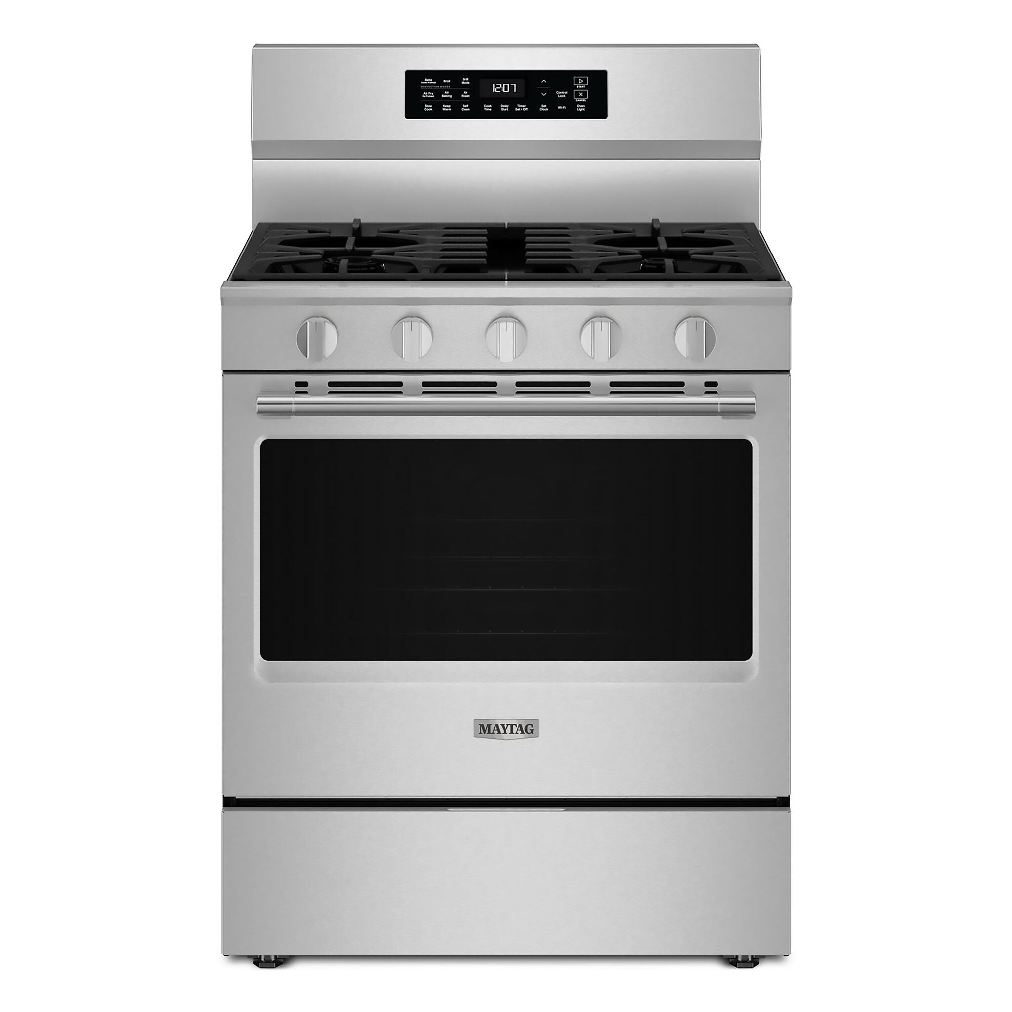 Maytag Fingerprint Resistant Stainless Steel Freestanding Gas Convection Range (5. cu.ft.) - MFGS7030SZ
