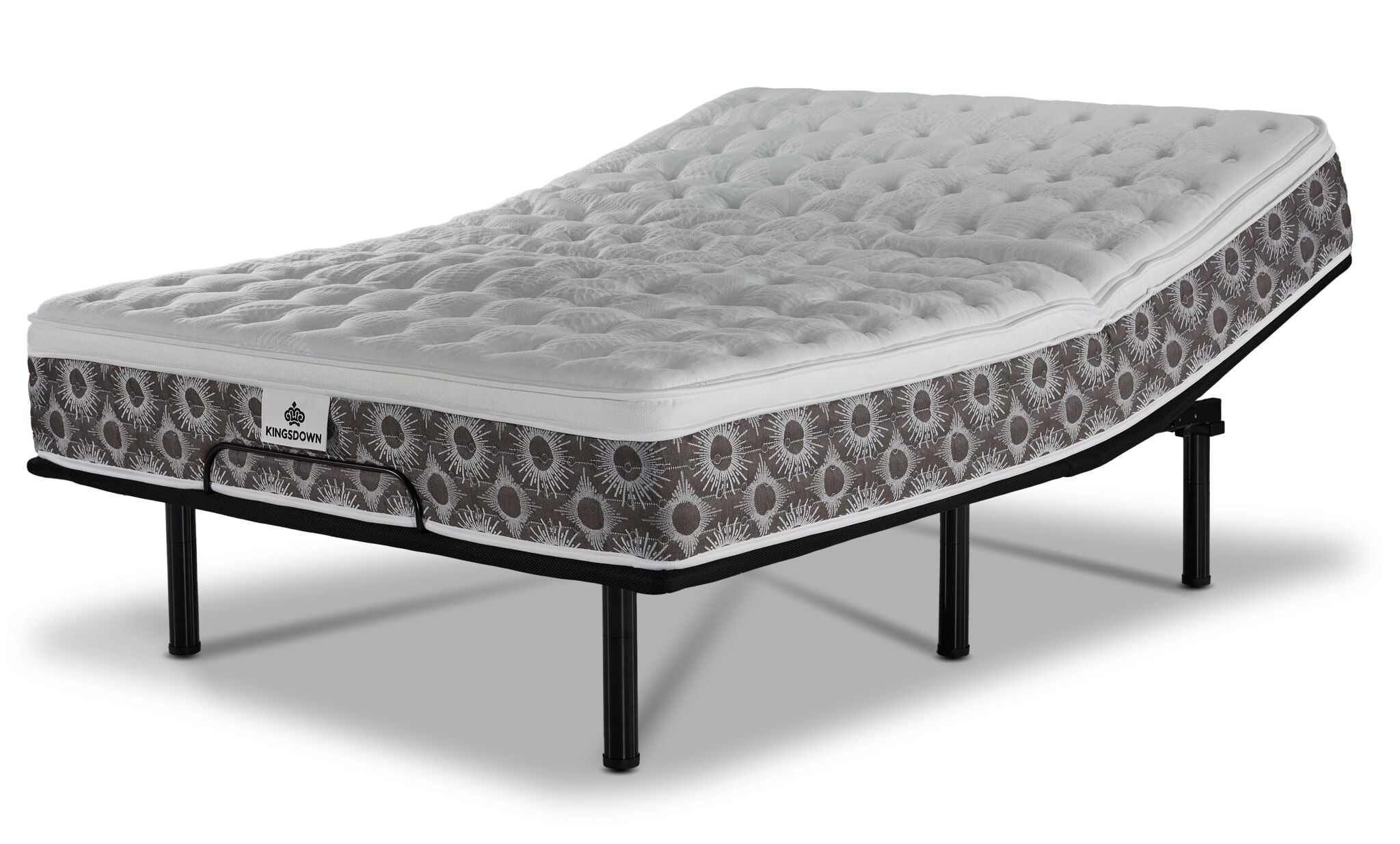 Kingsdown Merritt Medium Euro Top King Mattress and L2 2.0 Adjustable Base