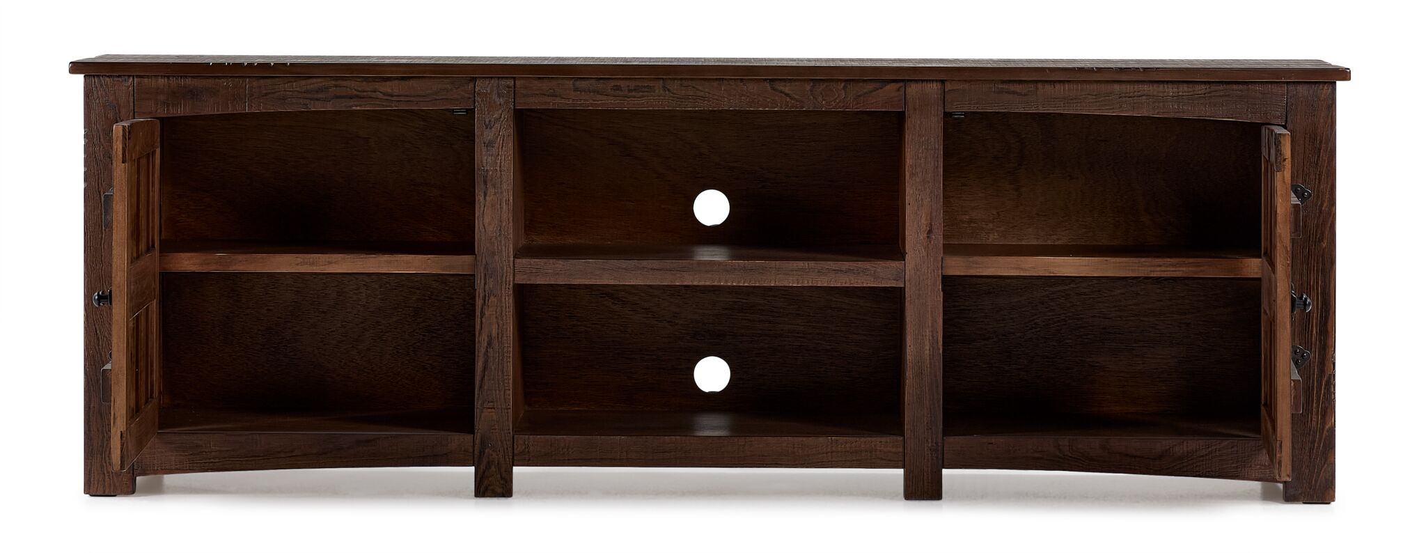 Mezcal 82" TV Stand - Weathered Dark Brown