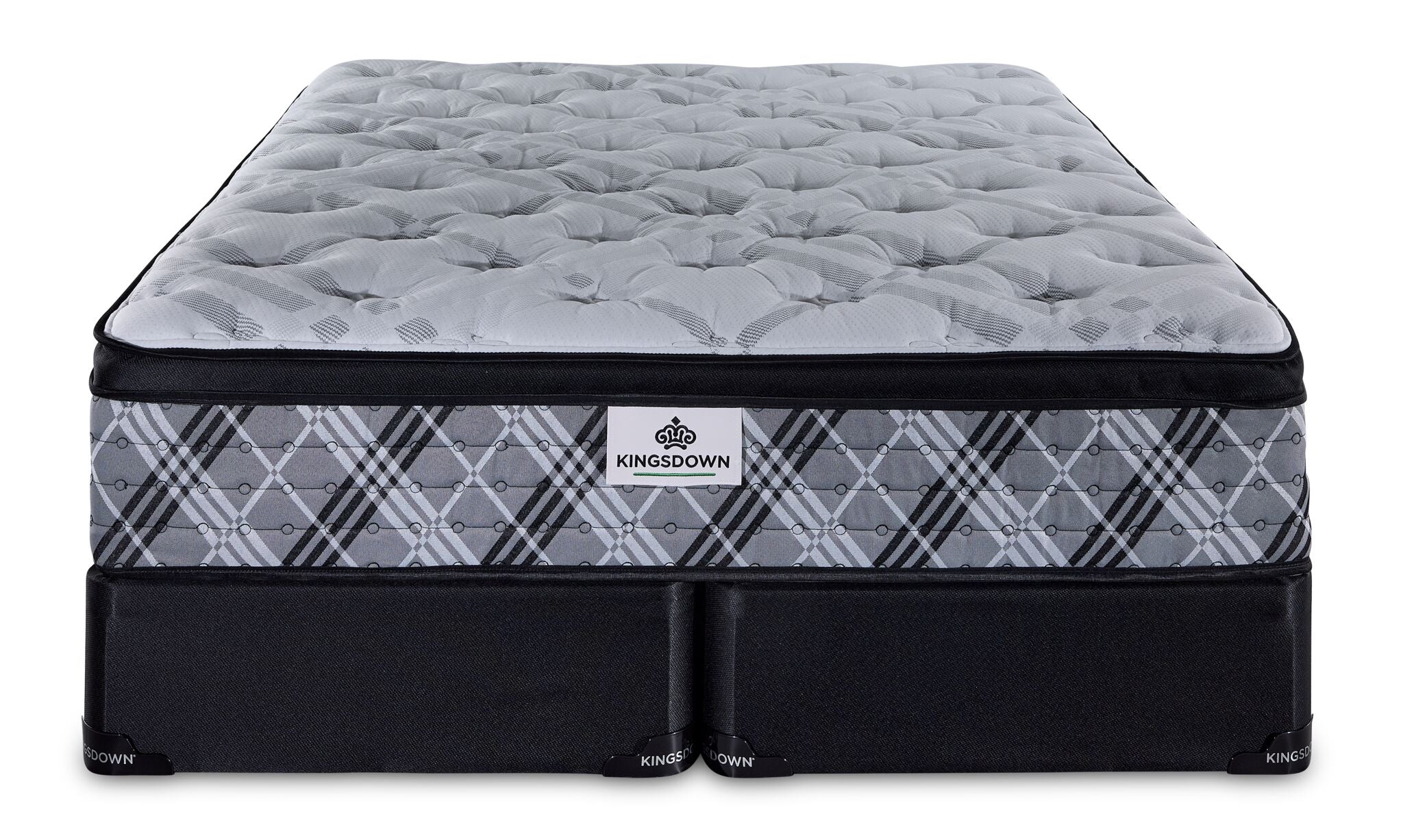 Kingsdown Mila Medium King Mattress and Split Boxspring Set