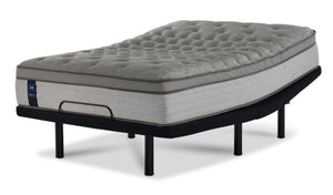 Sealy Posturepedic® Plus Sterling Hera moelleux à plateau euro Ens. Matelas très grand et base réglable Motion Pro de L2