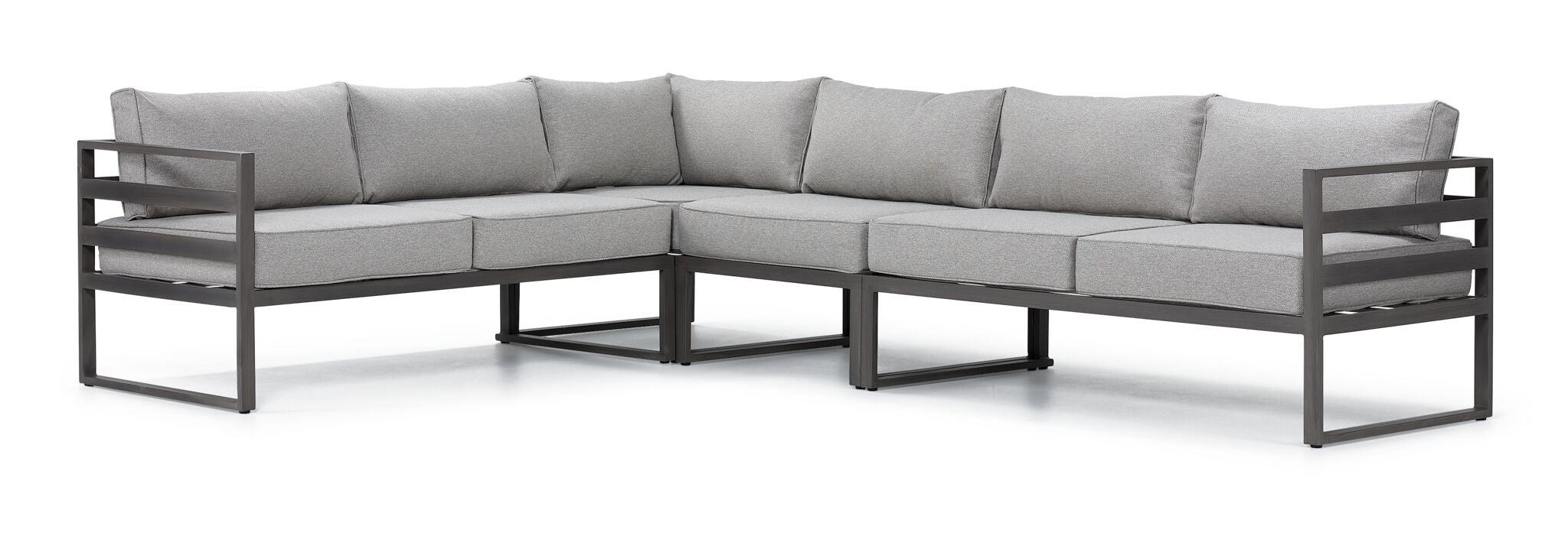 Milos 5 - Piece Outdoor Sectional - Grey