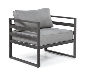 Milos Fauteuil de jardin - gris