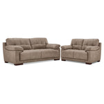 Modena Sofa and Loveseat Set - Taupe