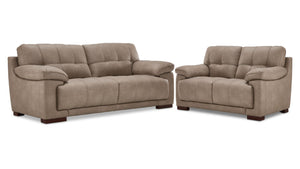 Modena Ens. Sofa et causeuse – taupe