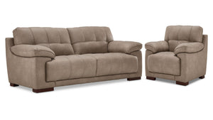 Modena Ens. Sofa et fauteuil – taupe