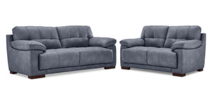 Modena Ens. Sofa et causeuse – bleu