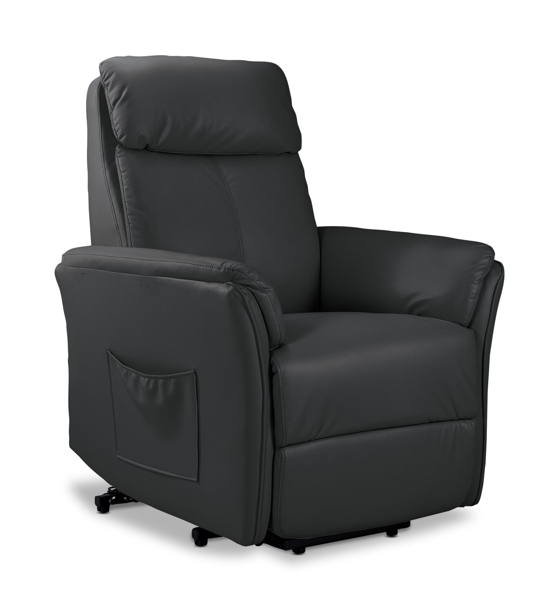 Morgan Power Lift Recliner - Dark Grey
