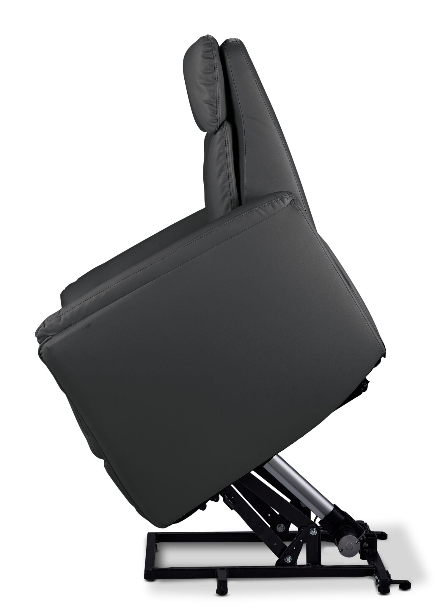 Morgan Power Lift Recliner - Dark Grey