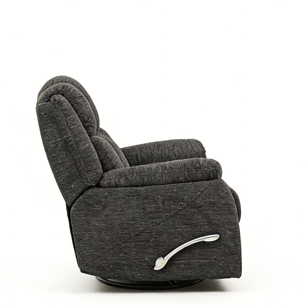 Morocco Swivel Recliner - Black