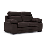 Morrison II Leather Loveseat - Brown