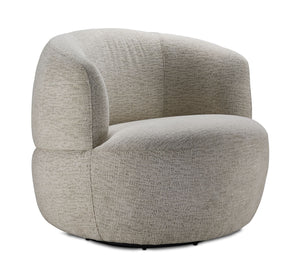Myra Fauteuil d’appoint pivotant - brun