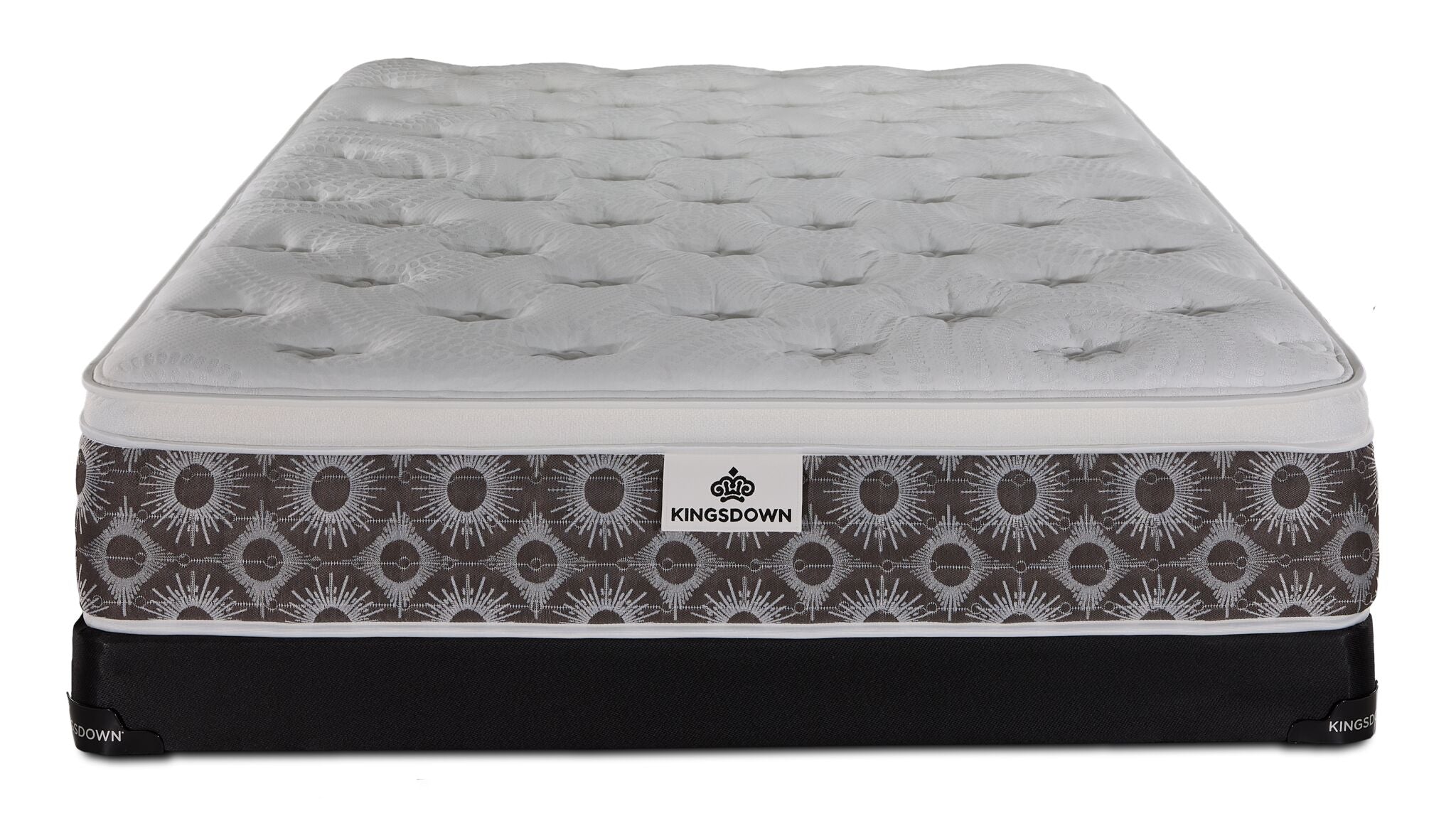 Kingsdown Nerissa Plush Euro Top Full Mattress and Low Profile Boxspring Set