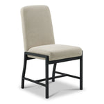Feeling Connected - Newport Upholstered Chair Chenille - Oak , Black , Khaki