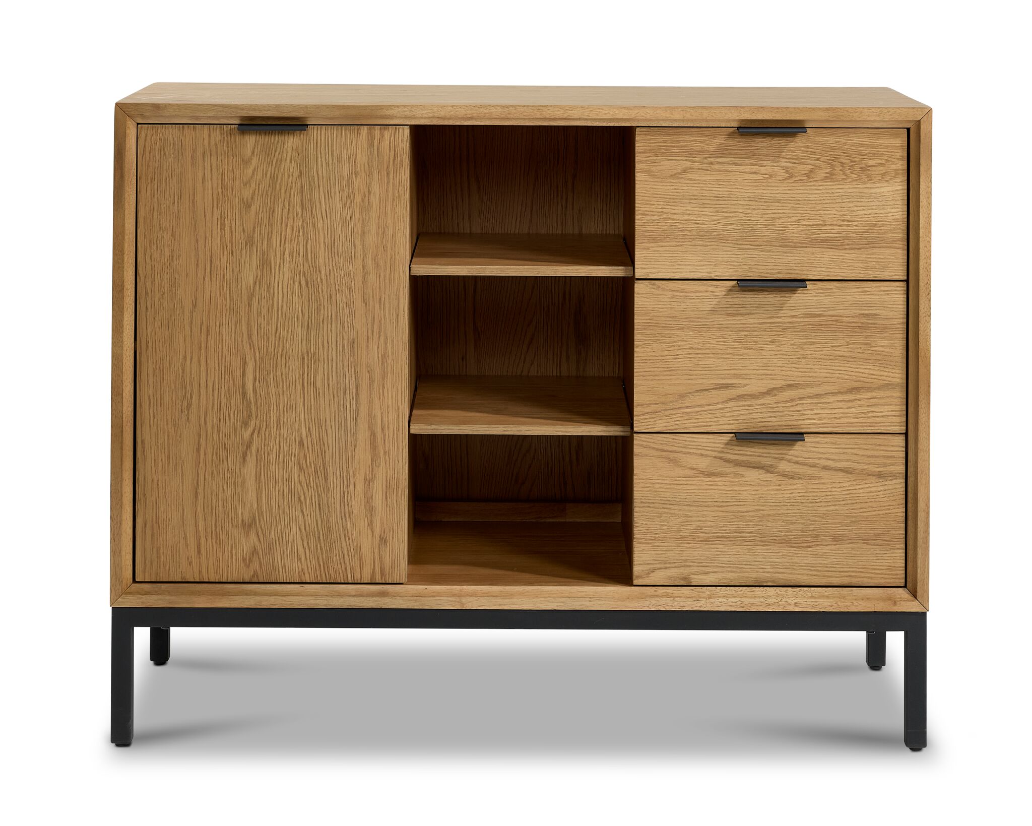 Feeling Connected - Newport Server - Oak and Black