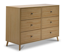 Delta Children Nico Bureau 6 tiroirs – naturel