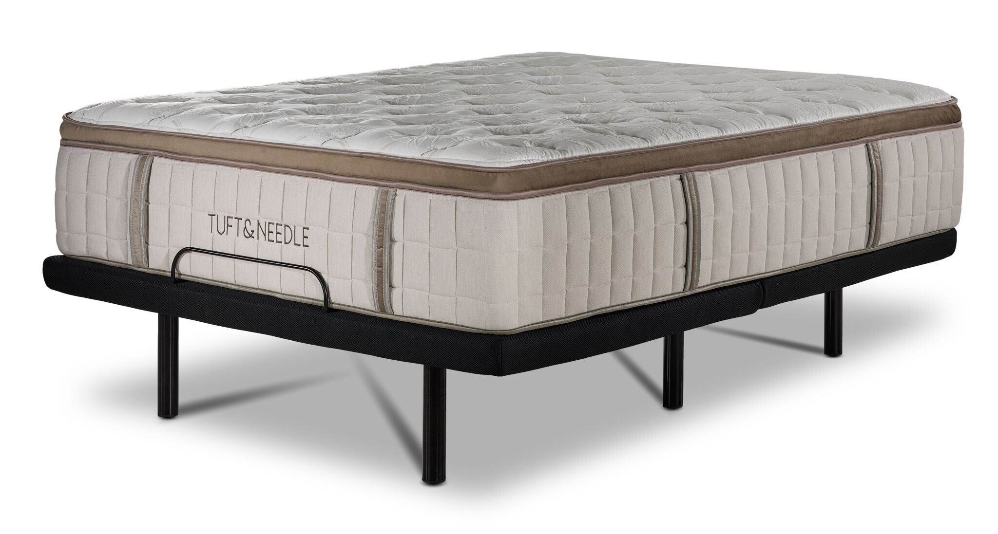 Tuft & Needle Notch Euro Top Medium King Mattress and L2 Motion Pro Adjustable Base