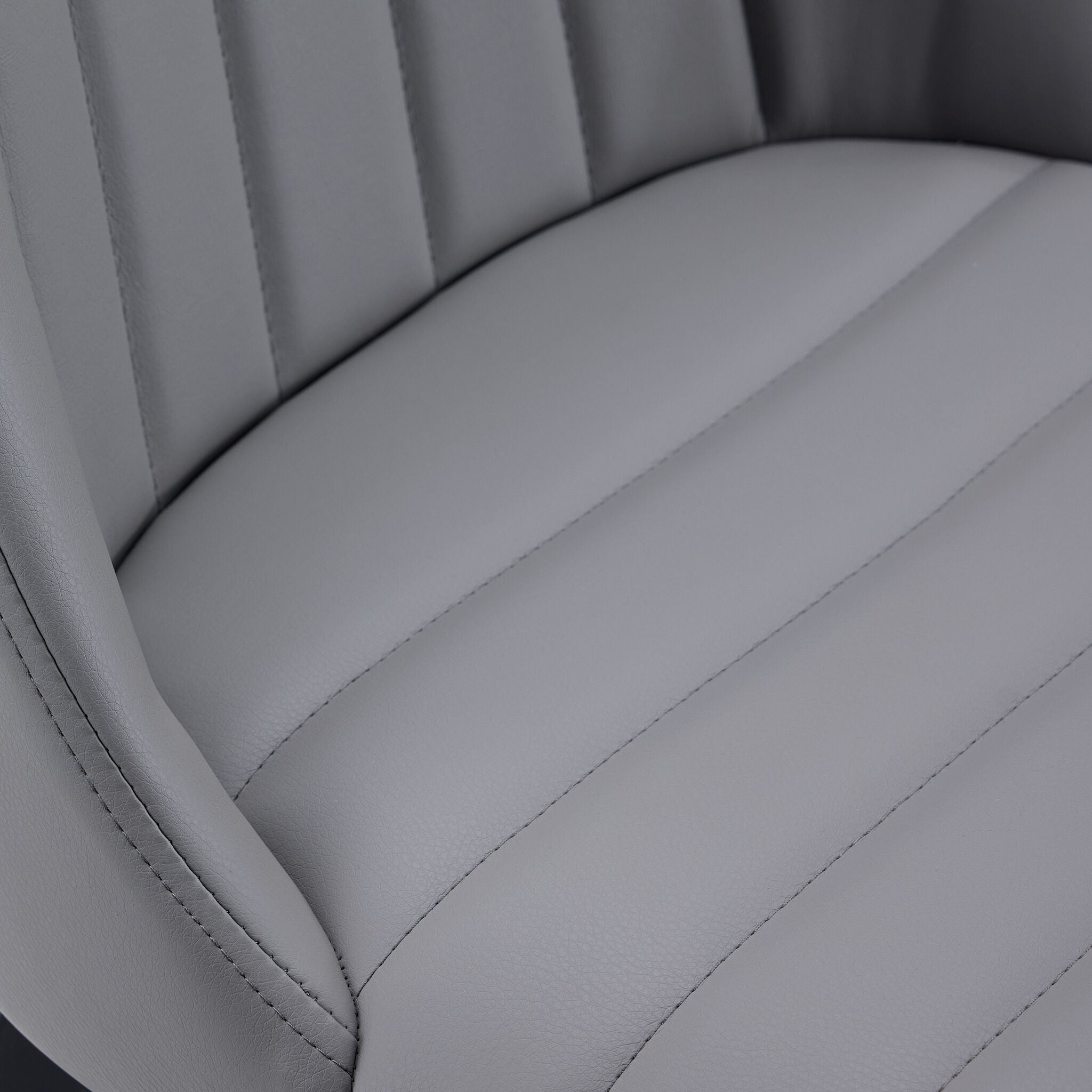 Nyla 5-Piece Sintered Stone Round Dining Set - White, Black, Grey