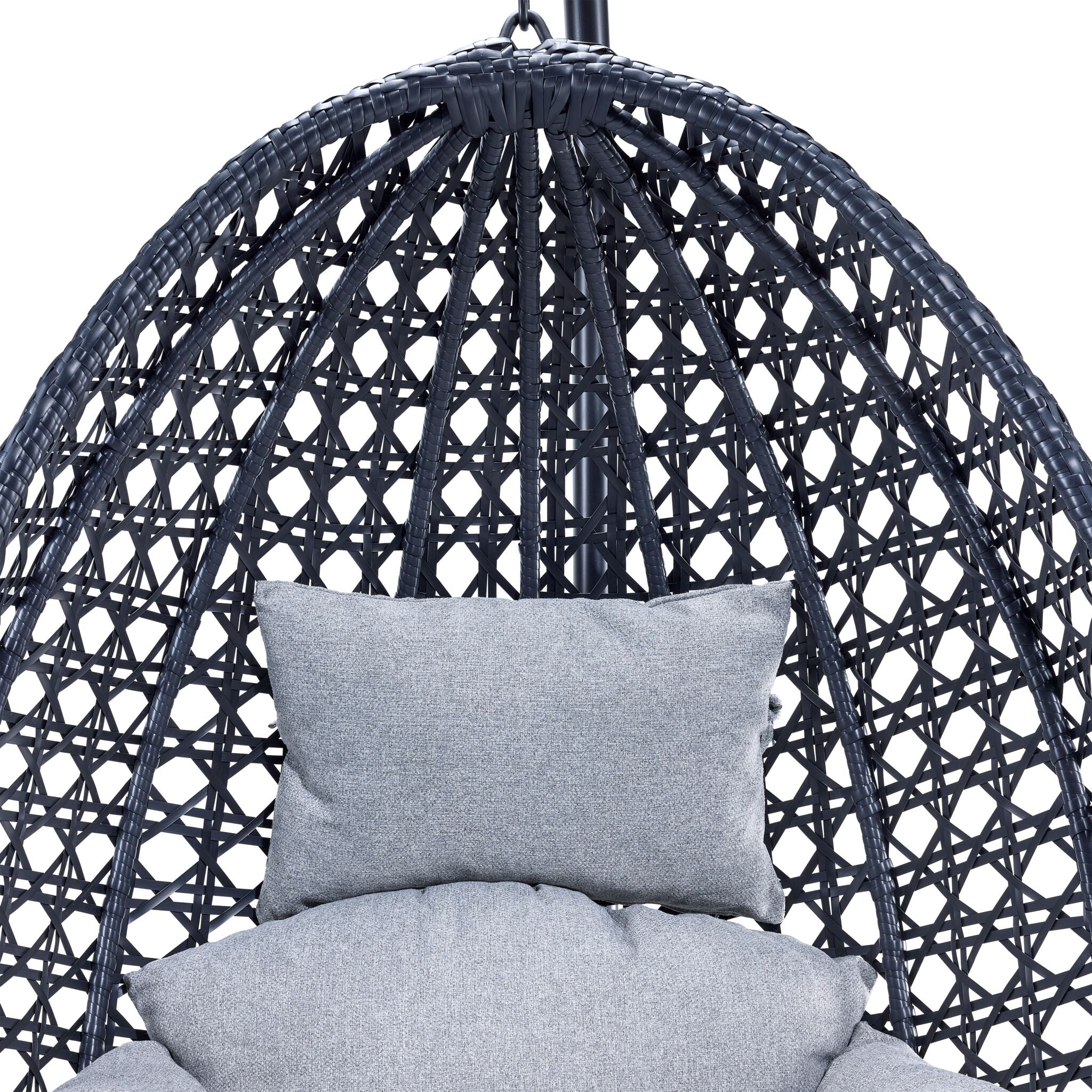 Oasis Outdoor Egg Chair - Black & Grey