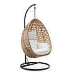 Oasis Outdoor Egg Chair - Beige, Brown