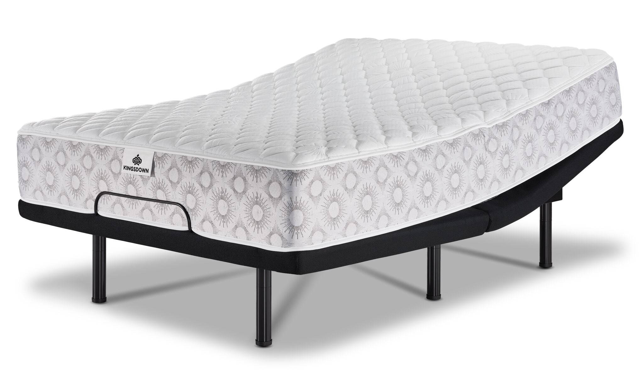 Kingsdown Odessa Firm Tight Top Full Mattress and L2 Fit Adjustable Base