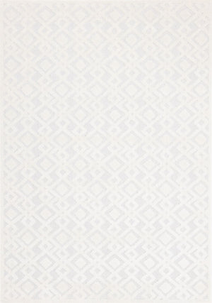 Artic Echo Tapis (6,7 pi X 9,6 pi) diamant – blanc