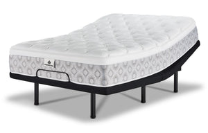 Kingsdown Quinlan plateau euro moelleux Ens. Matelas simple XL et base réglable Motion Pro de L2