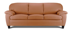 Raphael Sofa en cuir – brun cuivré