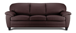 Raphael Sofa en cuir – moka