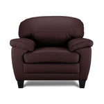 Raphael Leather Chair - Mocha