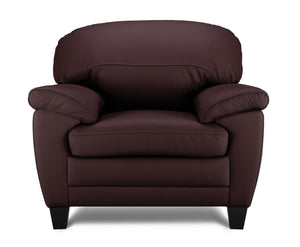 Raphael Fauteuil en cuir – moka