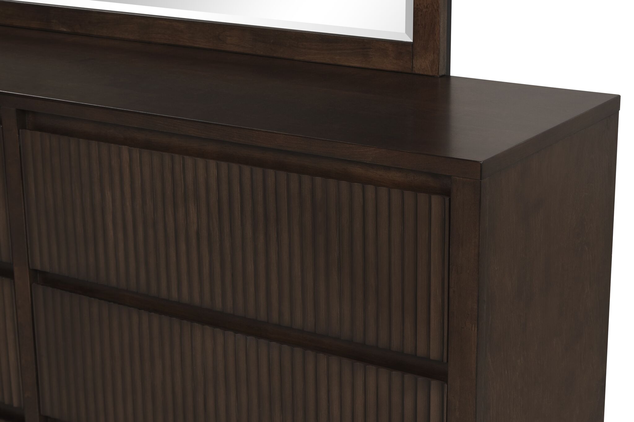 Reed 6-Drawer Dresser - Dark Walnut
