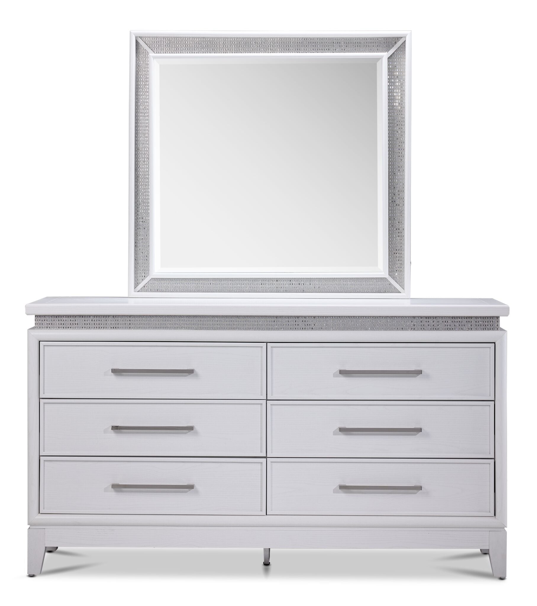 Reflections 6-Drawer Dresser - White