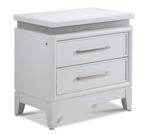 Reflections Table de nuit - blanc