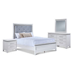 Reflections 6 - Piece King Bedroom Package - White