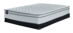 Sealy Essentials Remy II ferme à plateau euro Ens. Matelas double et sommier à profil bas