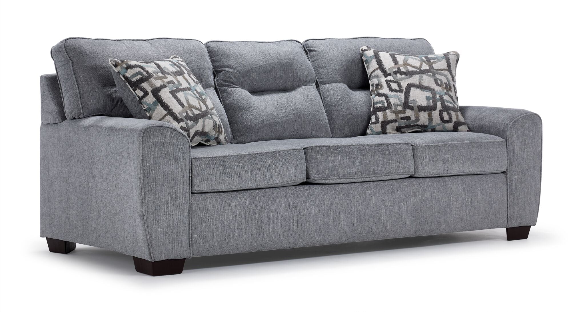 Mackay Sofa, Loveseat and Chair Set - Grey