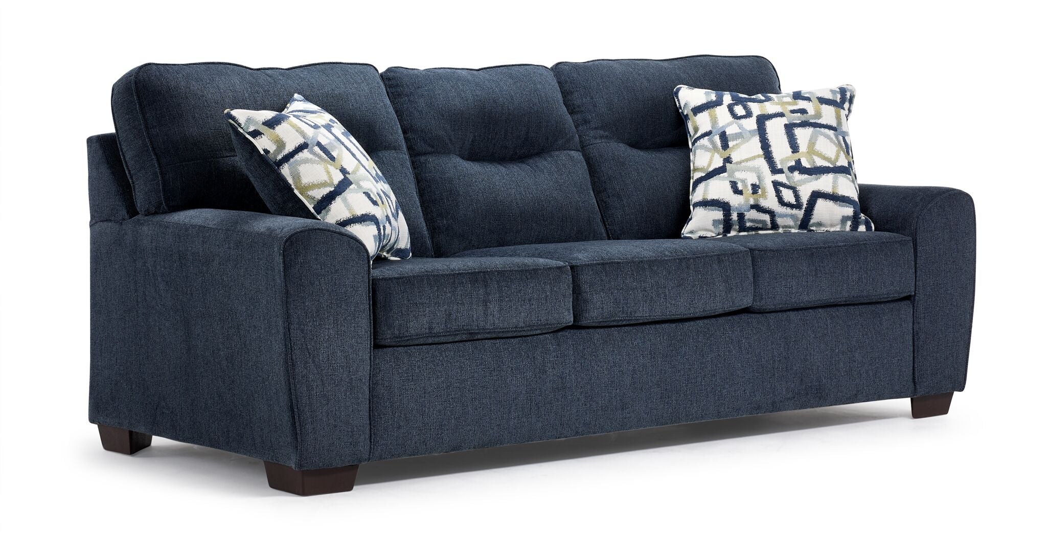 Mackay Sofa, Loveseat and Chair Set - Blue