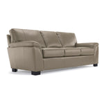 Reynolds Leather Sofa - Grey