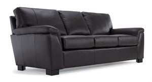 Reynolds Sofa en cuir – café