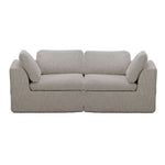 Bliss Modular Compressed Loveseat - Beige